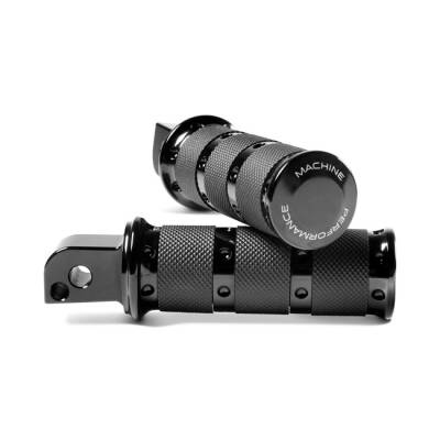 Performance Machine, XLS passenger foot pegs. Black