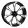 PM, Front wide tire wheel Paramount, 5.5x18". CC Black
