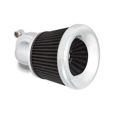 Arlen Ness, Velocity 90° air cleaner kit. Chrome