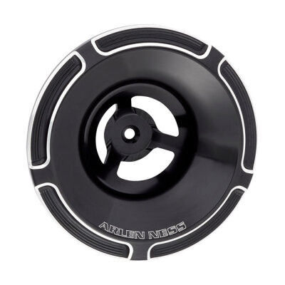 Arlen Ness, Beveled Velocity 65°/90° air cleaner cover. Blk