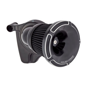 Arlen Ness, Beveled Velocity 65°/90° air cleaner cover. Blk