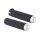 Rough Crafts, knurled rubber handlebar grips. Chrome