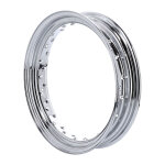 Wheel rim 3.50" x 18". Chrome