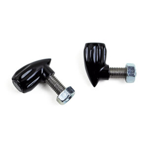 Kodlin, bullet grooved 3-1 taillight/turn signal combo. Blck
