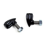 Kodlin, bullet grooved 3-1 taillight/turn signal combo. Blck