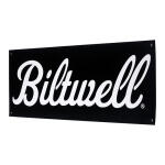 Biltwell Script Shop banner black/white
