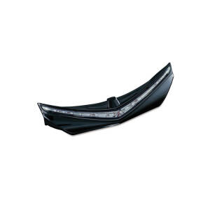 Kuryakyn, LED rear fender tip gloss black, smoke lens