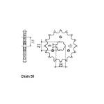 JT Front Sprocket 424/567.16