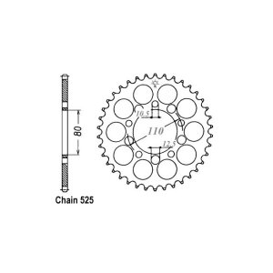 JT Rear Sprocket 1332.46