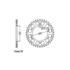 JT Rear Sprocket 502.45