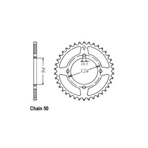 JT Rear Sprocket 282.37