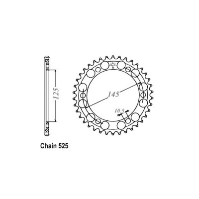 JT Rear Sprocket 867.43