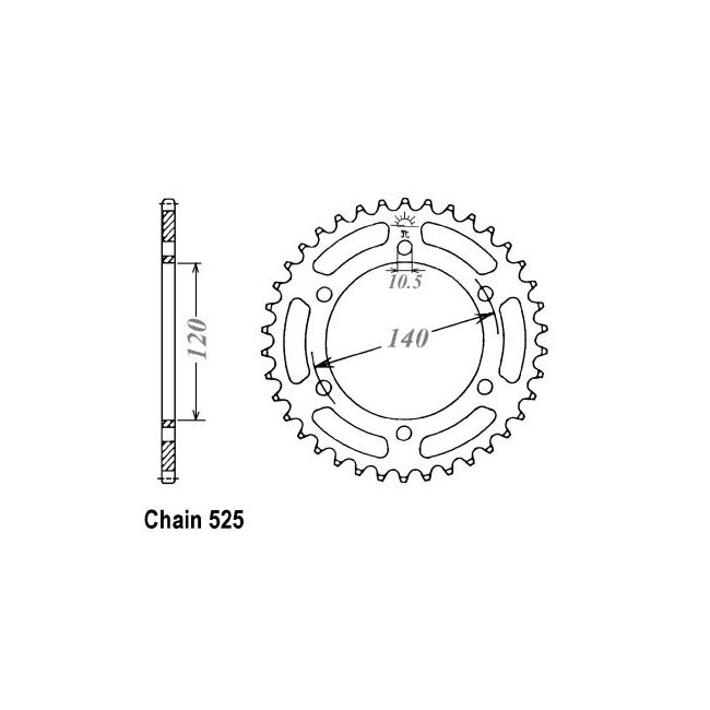 JT Rear Sprocket 498.40