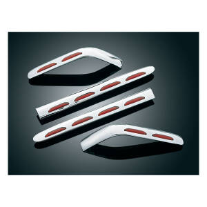 Kuryakyn, LED lighted saddlebag molding, red lens