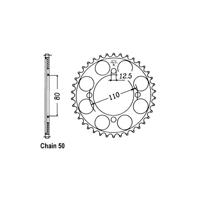 JT Rear Sprocket 284.39