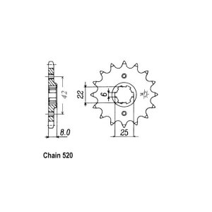 JT Front Sprocket 281.14