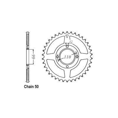 JT Rear Sprocket 849.38