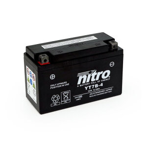 Nitro sealed YT7B-4 AGM battery inkl. 7,50 Euro Batteriepfand
