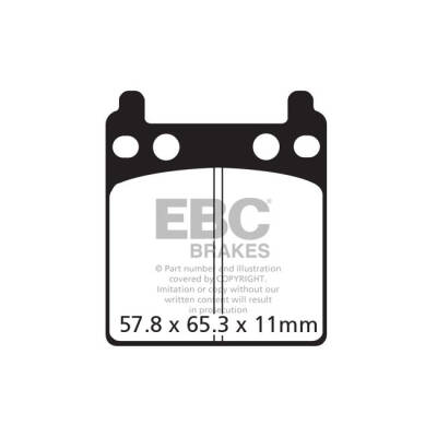 EBC V-pad Semi Sintered brake pads