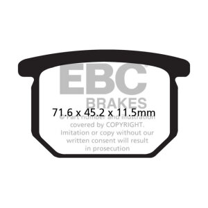 EBC V-pad Semi Sintered brake pads