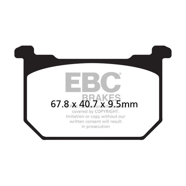 EBC V-pad Semi Sintered brake pads