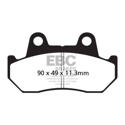 EBC organic brake pads