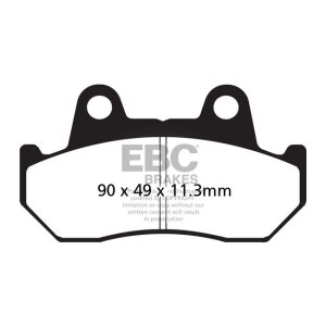 EBC V-pad Semi Sintered brake pads