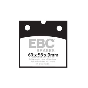 EBC V-pad Semi Sintered brake pads