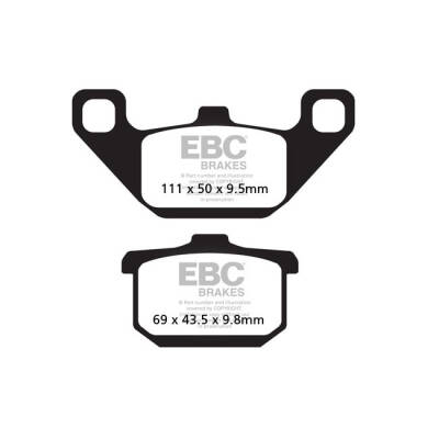 EBC V-pad Semi Sintered brake pads