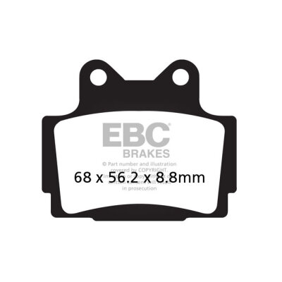 EBC V-pad Semi Sintered brake pads