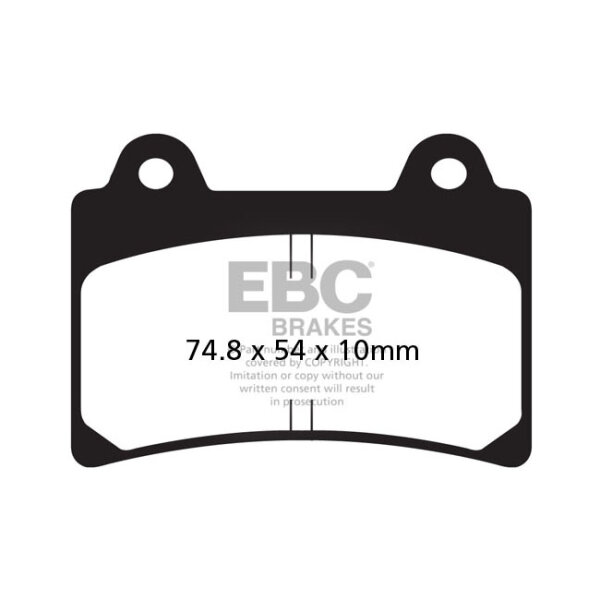 EBC V-pad Semi Sintered brake pads