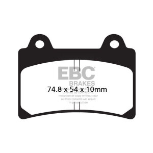 EBC V-pad Semi Sintered brake pads
