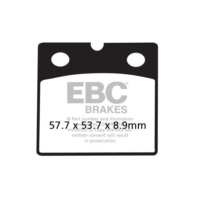 EBC V-pad Semi Sintered brake pads