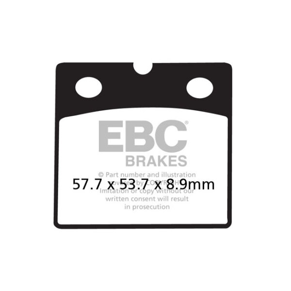 EBC V-pad Semi Sintered brake pads