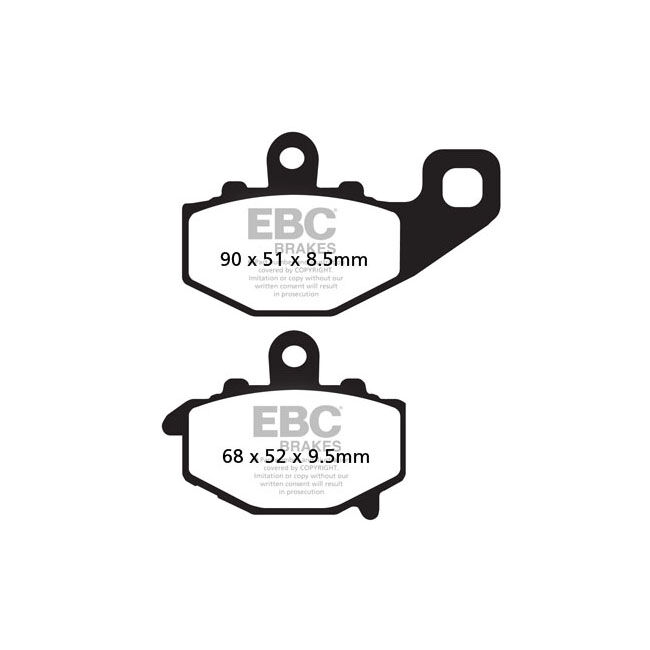 EBC V-pad Semi Sintered brake pads