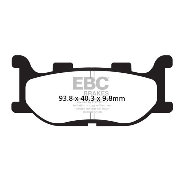 EBC V-pad Semi Sintered brake pads