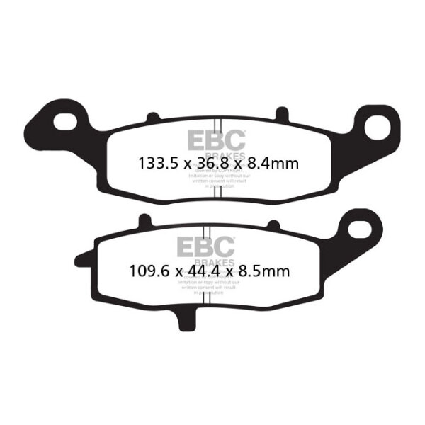 EBC V-pad Semi Sintered brake pads