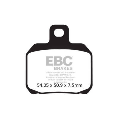 EBC V-pad Semi Sintered brake pads