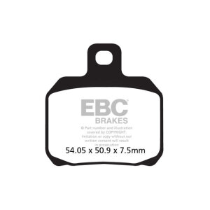 EBC V-pad Semi Sintered brake pads