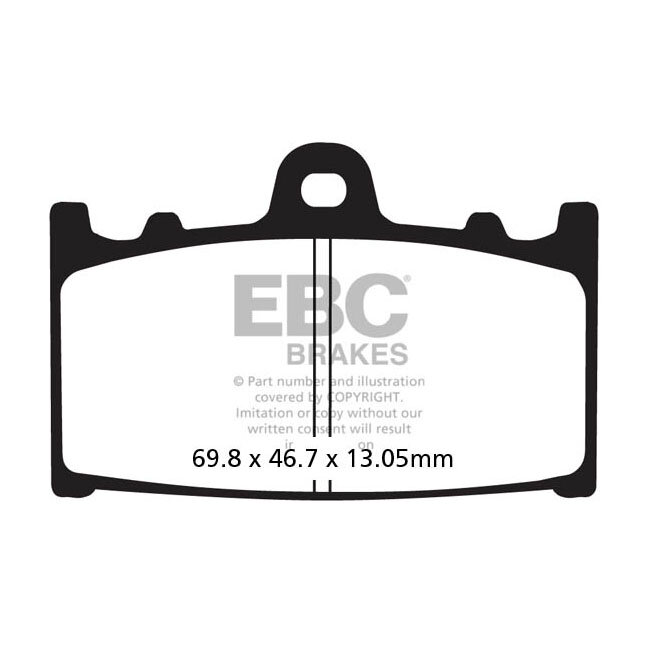 EBC V-pad Semi Sintered brake pads