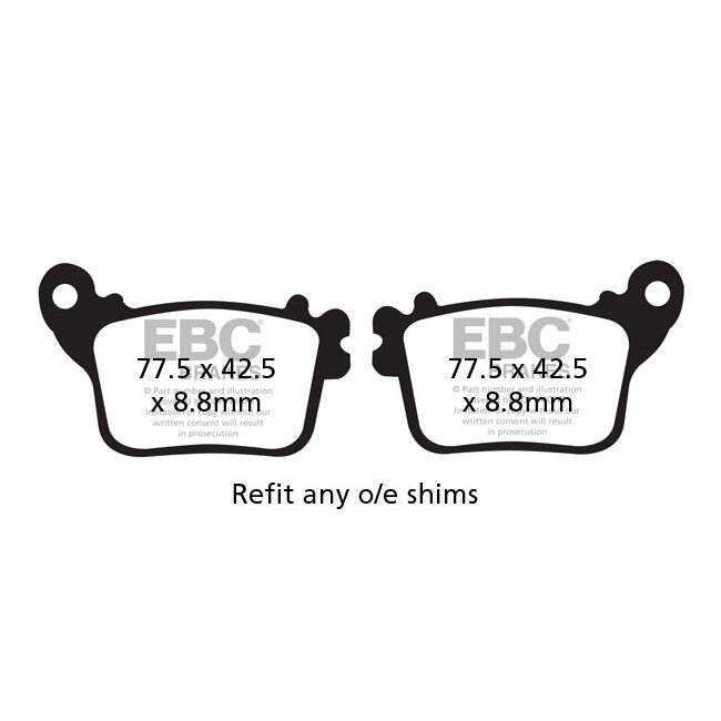 EBC Double-H Sintered brake pads