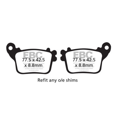 EBC Double-H Sintered brake pads