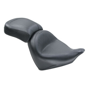 Mustang vintage wide touring solo seat plain black