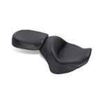 Mustang wide touring vintage seat plain black