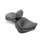 Mustang 2-p wide touring vintage seat plain black