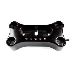 Motogadget, MSM handlebar top clamp. 22mm. Black