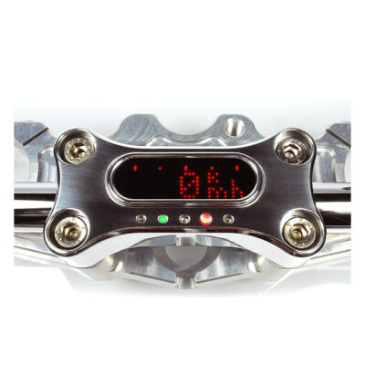 Motogadget, MSM handlebar top clamp. 22mm. Polished