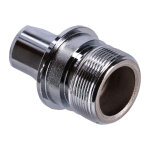 Fork tube plug. Chrome