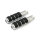 Comfort foot pegs. Small diameter. Chrome