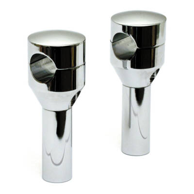 Glide riser set. 4" rise. Chrome